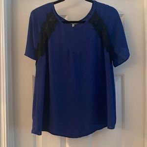 Royal blue blouse